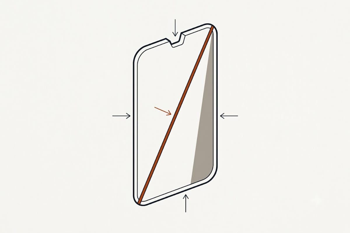 The diagonal includes area the screen does not show
